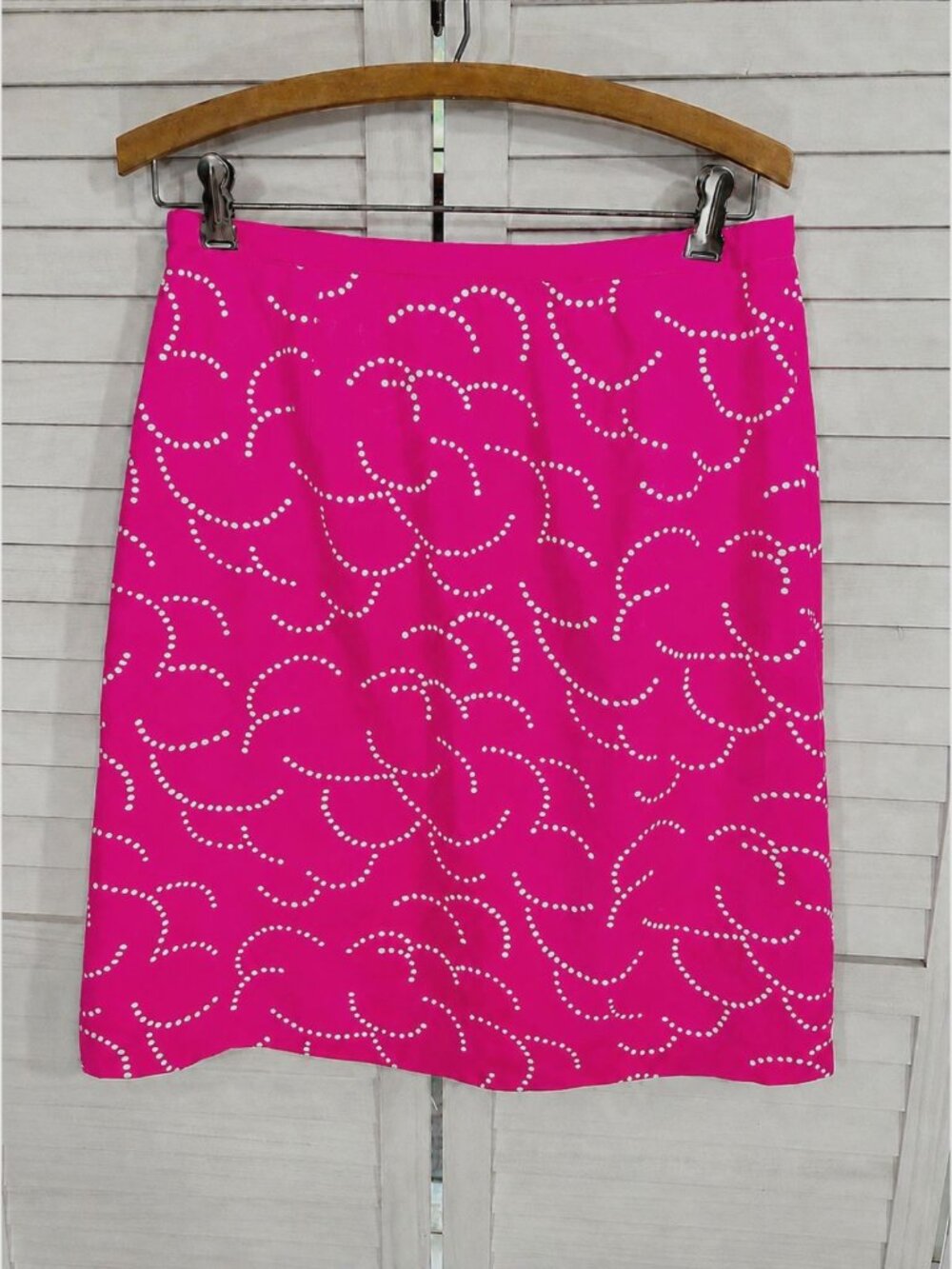 Boden Pink A-Line Cotton Skirt Size 6 6R - Picture 6 of 10